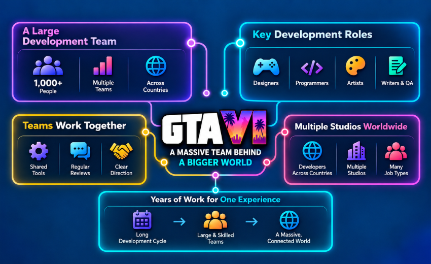 GTA 6 Release Date: How Gamecrio Support AAA Game Development GTA 6 Release Date, GTA 6 development, AAA Game Development, GTA 6 developer, GTA 6 platforms, GTA 6 PC release, GTA 6 development timeline, GTA 6 development team, GTA 6 map, GTA 6 game development, Game development cost, Mobile game development